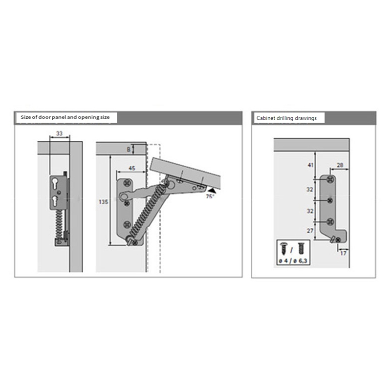 2Pcs Folding Sofa Bed Spring H - Cabinet Hinge Overlay review and price