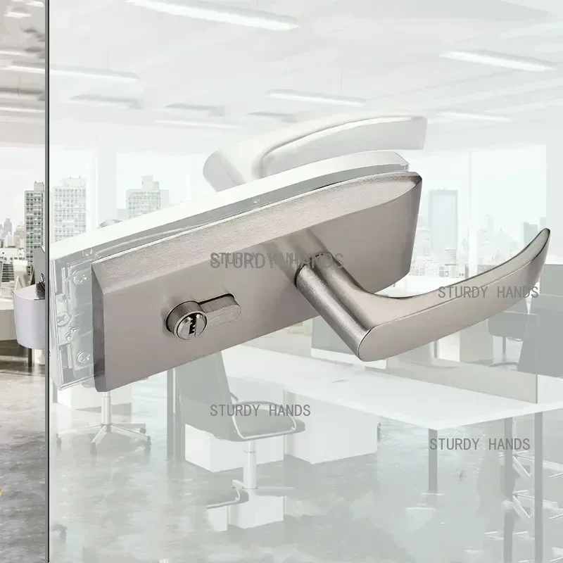 Office Glass Door Lock Bathroo - Furniture Hardware Fitting review and price