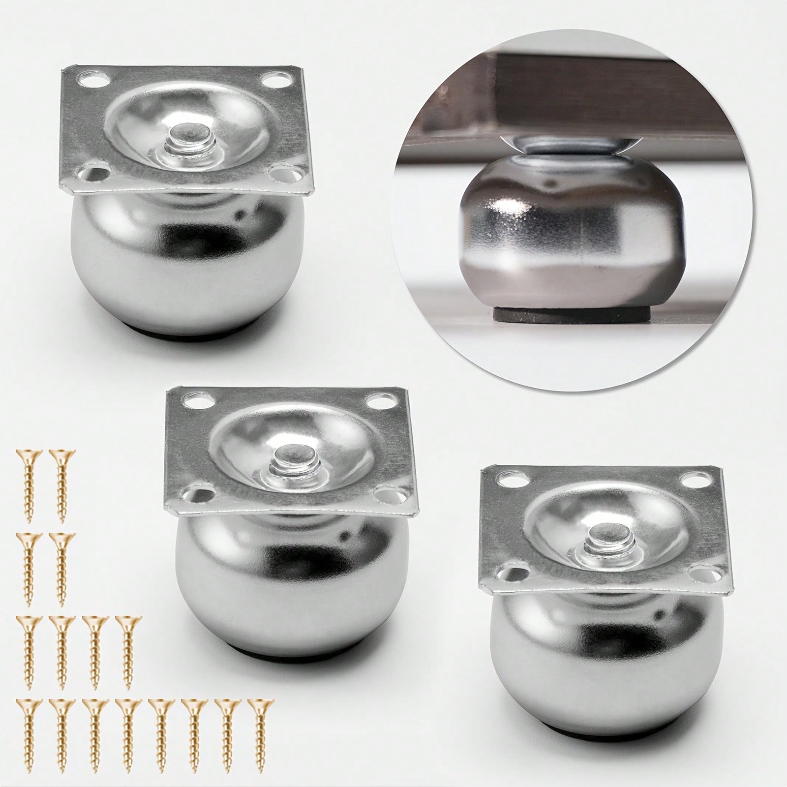 [4 Pieces of Metal Furniture L - Cabinet Hinge Overlay review and price