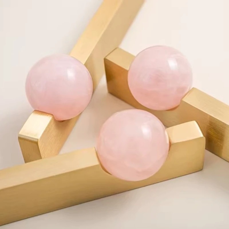 White Crystal Ball+Brass Furni - Furniture Hardware Drop Pulls review and price