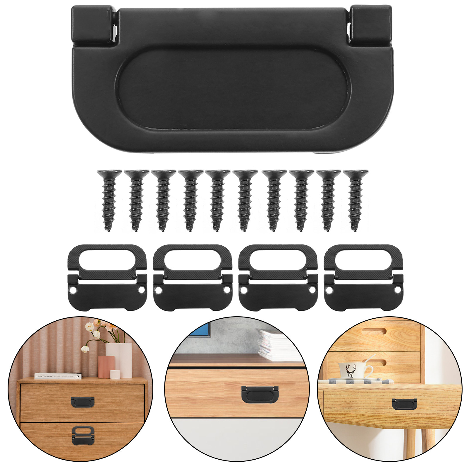 5pcs Recessed Door Handles Zin - Furniture Hardware Lowes review and price