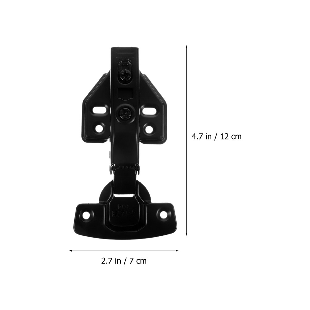 3Pcs Black Stainless Steel Sof - Cabinet Hinge Overlay review and price