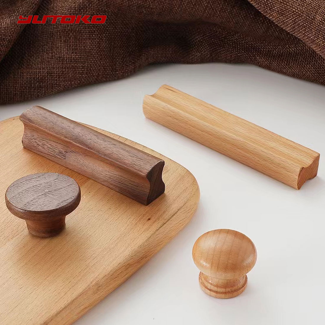 Walnut Wooden Furniture Handle - Furniture Hardware Jig review and price